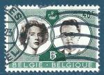 Belgique N1169 Mariage royal Fabiola Baudouin 1er 40c oblitr