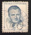 Tccoslovaquie 1948 Oblitr rond Used Stamp Prsident Klement Gottwald perfor