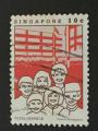 Singapour 1984 - Y&T 446  450 obl.