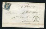 Rare lettre d'Issoire pour Clermont Ferrand ( 1853 ) avec un n° 10 Présidence