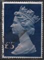 GRANDE BRETAGNE N 824 o Y&T 1977 Elizabeth II (grand format)