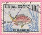 Cuba 1958.- Peces. Y&T 24. Scott E26. Michel 607.