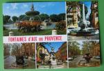 CP 13 Aix en Provence - Fontaines (timbr)