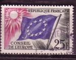 France  "1958"  Scott No. 1o4  (O)  Conseil de l'Europe