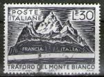 **   ITALIE    30 L  1965  YT-926  " Tunnel du Mt Blanc "  (o)   **
