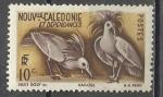 Nouvelle Caldonie 1948; Y&T n 259* ; 10c jaune & brun-lilas, oiseau, cagous