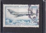 Timbre France Oblitr / Poste Arienne / Cachet Rond / 1965 / Y&T N42