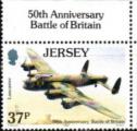 Jersey 1990 - Histoire de l'aviation : Lancaster - YT 522 / SG 534 **