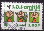 3356 - SOS Amiti - oblitr - anne 2000