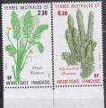 TAAF N 118/9 de 1986 neufs de fraicheur postale "flore antarctique"