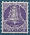 Allemagne Berlin N91 Cloche de la libert 40p violet neuf**