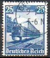 Allemagne Yvert N541 oblitr 1935 Train