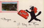 St-Eloy-les-Mines (63) - Vue gnrale sur la bourgarde - 1977