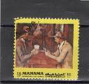 Timbre Manama Oblitr / 1972 / Y&T N? Tableau - Paul Czanne.