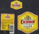 Suisse Lot 3 tiquettes Bire Beer Labels Eichhof Lager Lucerne