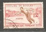 FRANCE 1958 Y T N  1161 oblitr CACHET ROND