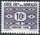 Cte des Somalis - 1947 - Y & T n 44 Timbres-taxe - MNH