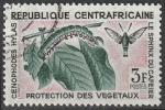 Timbre oblitr n 56(Yvert) Centrafrique 1965 - Protection des vgtaux