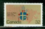 Canada 1984 Y&T 889 Neuf Visite du Pape