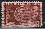 Etats-Unis / 1948 / 150 anniversaire Mississippi / YT n 506 oblitr