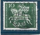 Timbre Allemagne Oblitr / 1961 / Y&T N219.