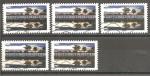 FRANCE 2017 Y T N  1365  oblitr   DESTOKAGE   5 timbres