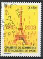 France 2003; Y&T n 3545; 0,46, chambre de Commerce & d'Industrie de Paris