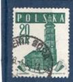 Timbre Pologne Oblitr / 1958 / Michel N1046AII..