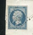 Rare lettre de Sées pour Paris ( Orne 1853 ) avec un n° 10 Présidence