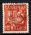 TIMBRE  BELGIQUE 1948 - 49  Obl  N  763  Y&T   