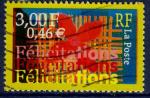 France 2000 - YT 3308 - cachet vague - timbre flicitation