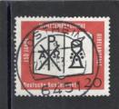Timbre Allemagne / RFA / Oblitr / 1962 /  Y&T N254.