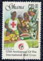 GHANA Oblitration ronde Used Stamp 125 Anniversaire Red Cross Croix Rouge