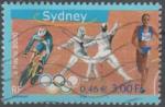 France 2000 - J.O. de Sydney, cyclisme, escrime & course, oblitr - YT 3340 