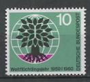 Allemagne - 1960 - Yt n° 199 - N** - Année mondiale des réfugiés ; arbre ; tree