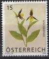 Autriche 2008 sans gomme Used Flower Fleur Cypripedium calceolus Sabot de Vnus
