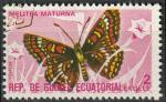 Timbre oblitr n 749(Michel) Guine Equatoriale 1975 - Papillon