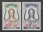 MONACO N618/619* (europa 1963) - COTE 4.00 