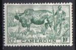 CAMEROUN 1946 -  YT 276 - Zbu (Bos primigenius indicus), berger - boeuf  bosse
