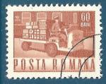 Roumanie N2352 Chariot postal oblitr