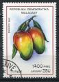 Timbre Rpublique de MADAGASCAR  1992  Obl  N 1059  Y&T  Fruit Mangue