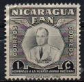 Nicaragua : Hommage  l'arme de l'air - oblitr - anne 1954