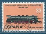 Espagne n2294 Congrs international des Chemins de fer - locomotive oblitr