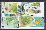Alderney lot de 10 timbres diffrents oblitrs