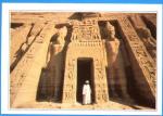 CPM documentaire imprim au dos NUBIE  ABU SIMBEL  Le Temple de Nefertari