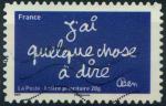 France, timbre adhsif : n 616 oblitr anne 2011