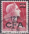 REUNION CFA N 337A de 1957-59 oblitr  