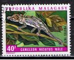 Madagascar / 1973 / Caméléon / YT n° 526, oblitéré