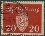 Noruega 1939-42.- Escudo. Y&T 36. Michel D37. Scott O37. 