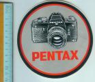 PENTAX - Autocollant rond // photo // reflex // argentique 